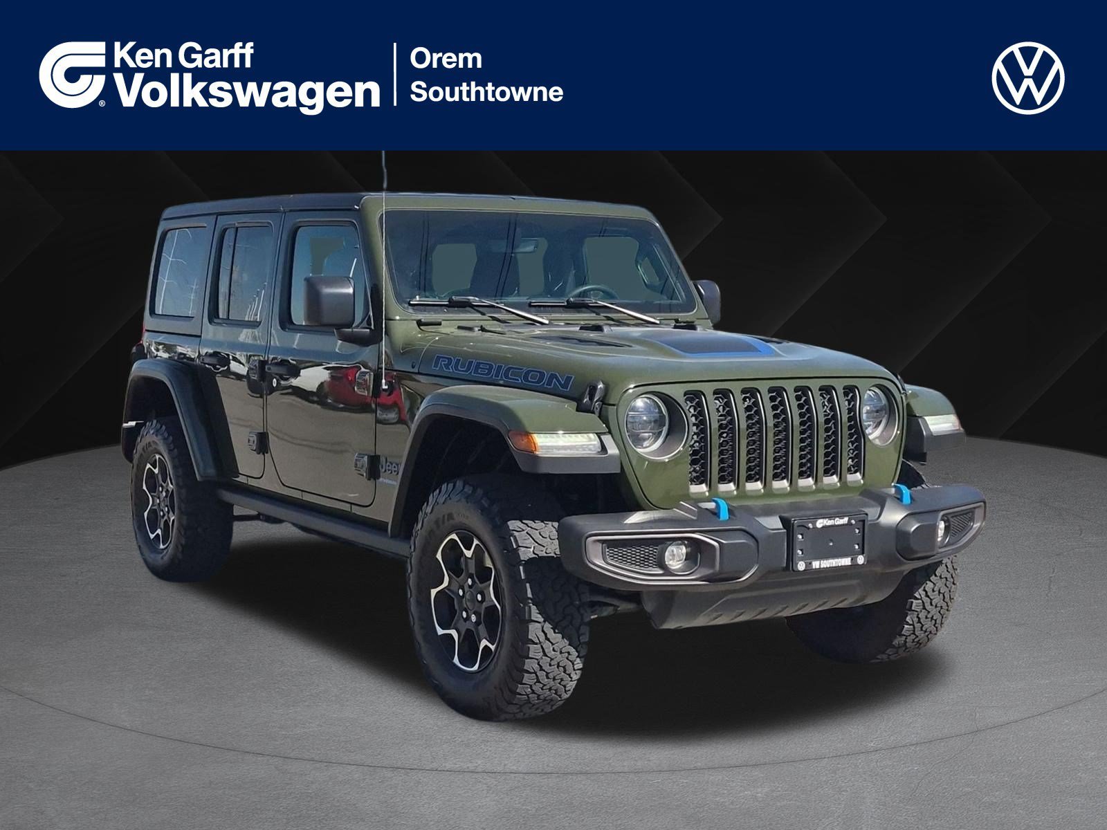 Used 2023 Sarge Green Clearcoat Jeep Rubicon image 1
