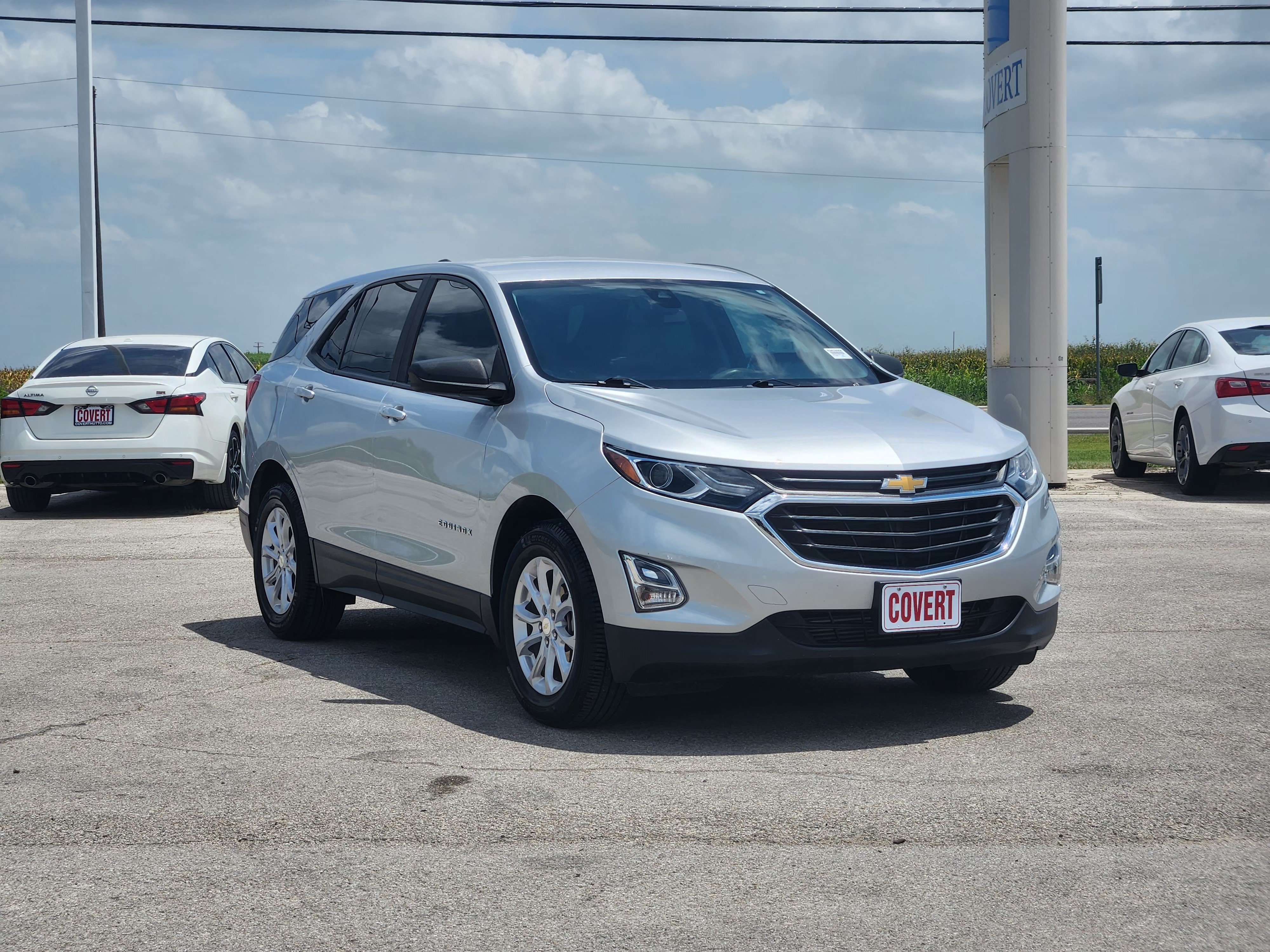 Used 2021 SILVER ICE METALLIC Chevrolet LS image 3
