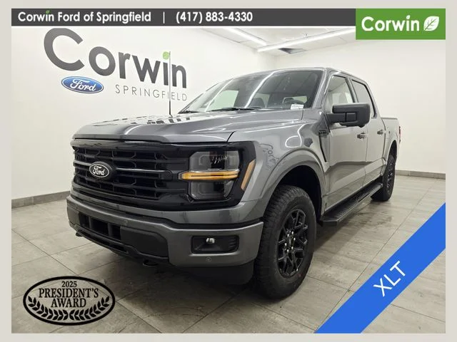 New 2026 Carbonized Gray Metallic Ford XLT image 1