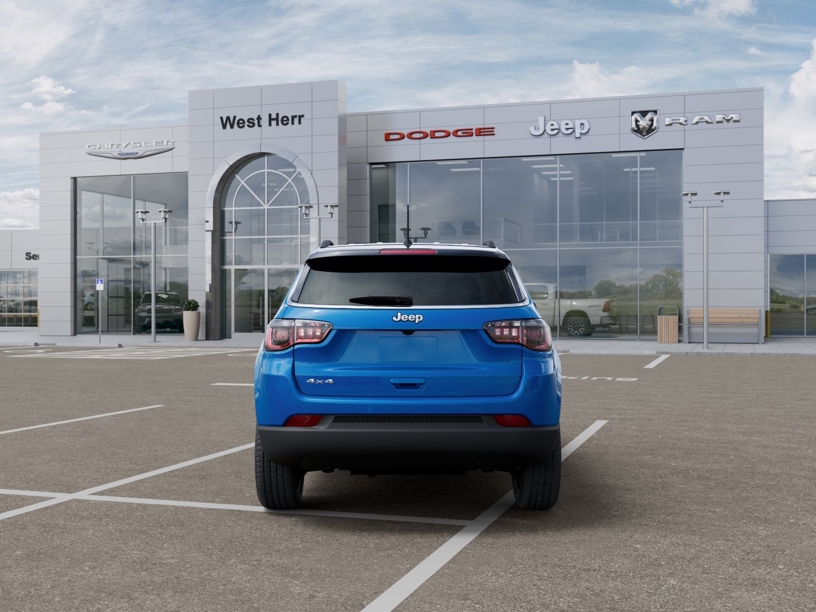 New 2026 Hydro Blue Pearl-Coat Exterior Paint Jeep COMPASS LIMITED ALTITUDE 4X4 image 33