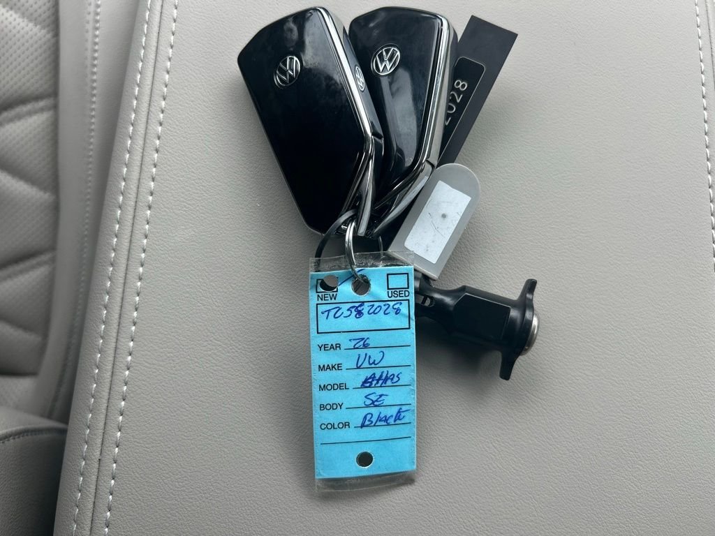 New 2026 Black Volkswagen SE w/Technology image 59