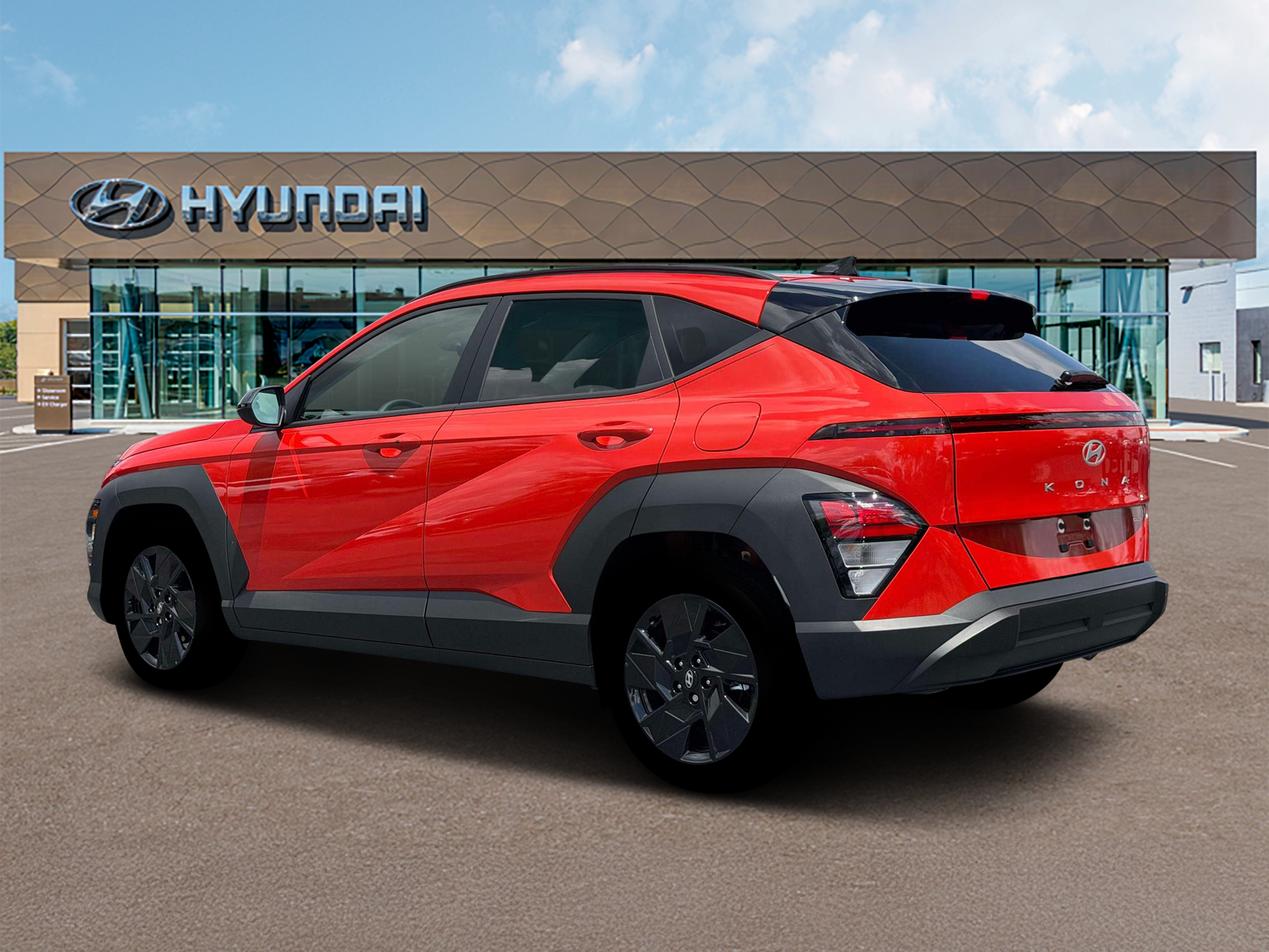 New 2026 Soultronic Orange Pearl Hyundai SEL Sport AWD image 4