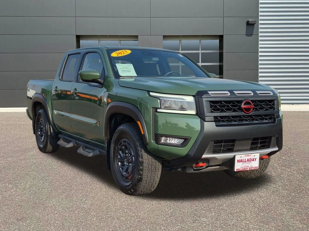 Used 2025 Tactical Green Metallic Nissan PRO-4X image 3