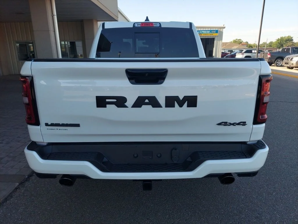 New 2026 Bright White Clear-Coat Exterior Paint RAM Laramie image 7