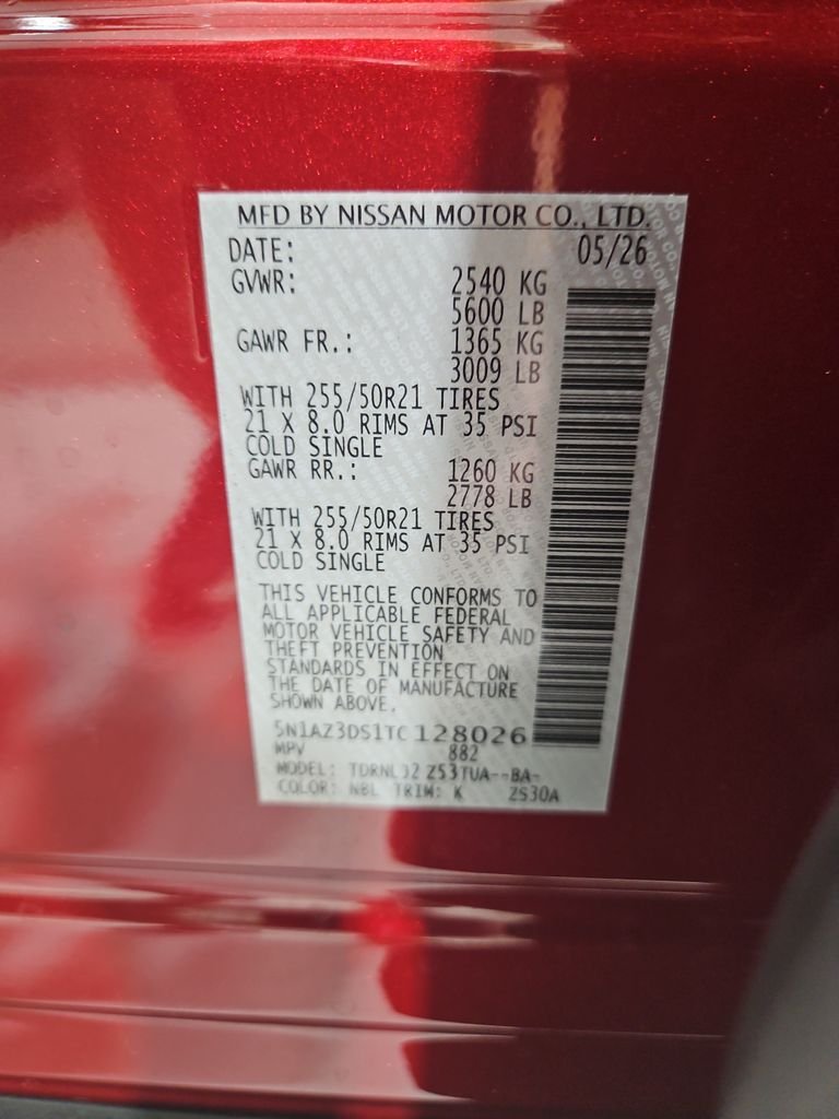 New 2026 Scarlet Nissan Platinum image 31