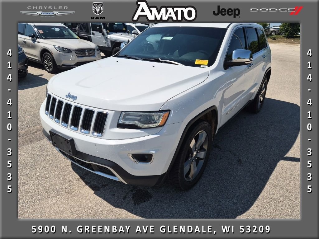Used 2016 White Jeep Limited image 1