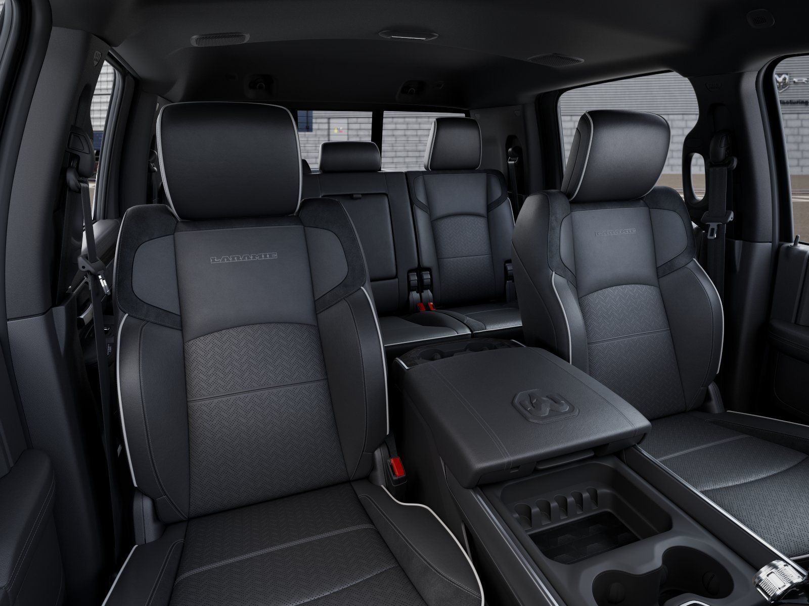 New 2026 Ceramic Gray Clear-Coat Exterior Paint RAM Laramie image 9