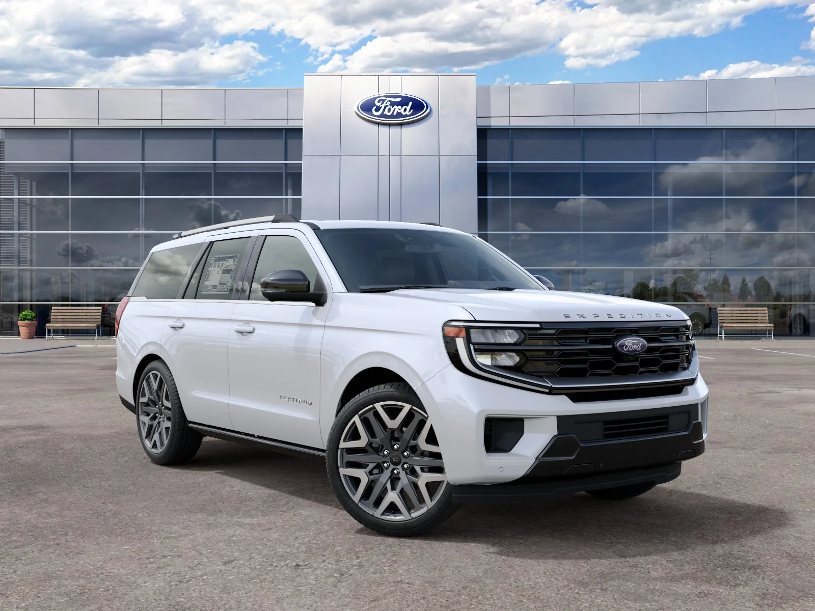 New 2027 Star White Metallic Tri-Coat Ford Platinum image 39