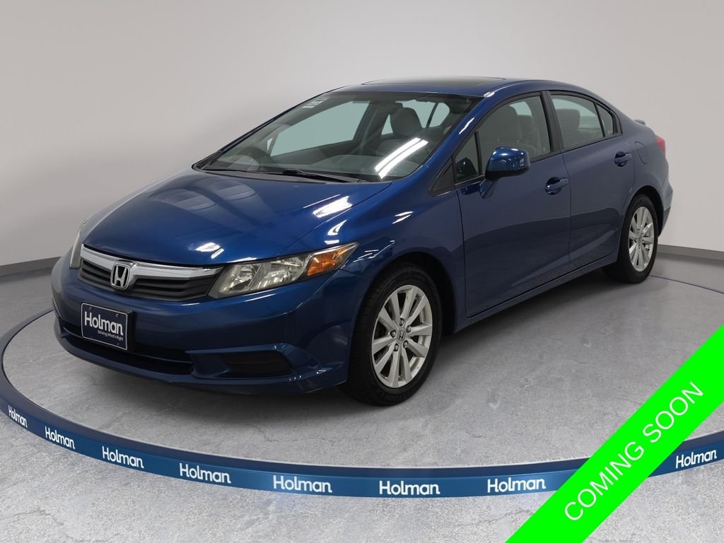 Used 2012 Blue Honda EX image 1