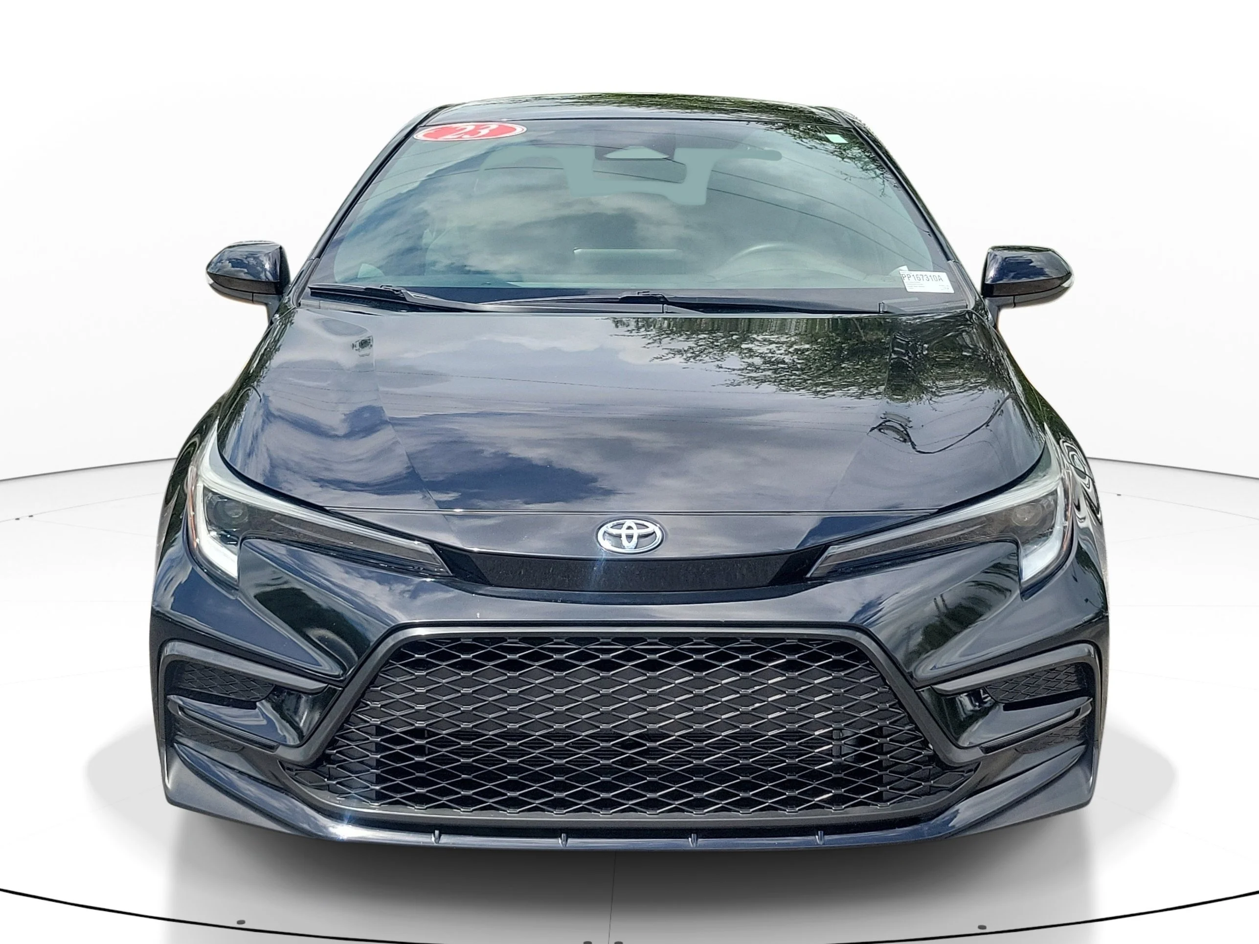 Used 2023 Midnight Black Metallic Toyota SE image 2