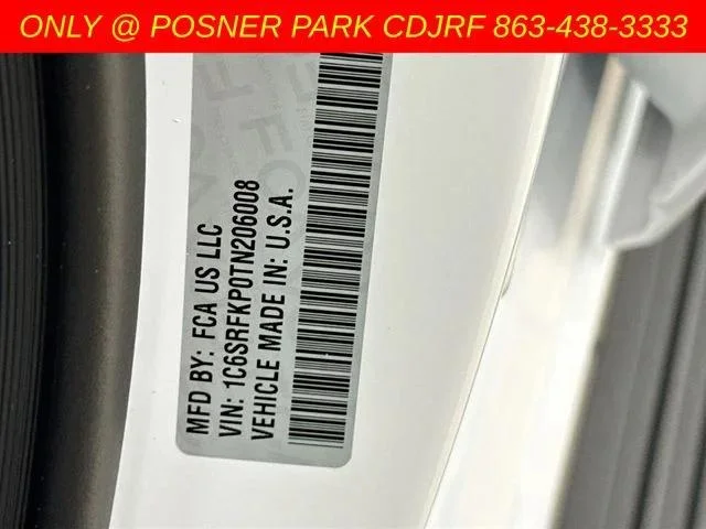 New 2026 Bright White Clear-Coat Exterior Paint RAM Tungsten image 34