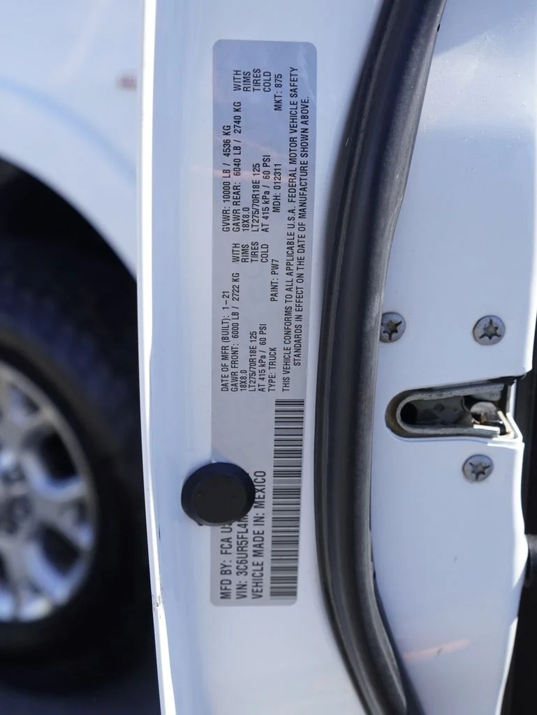 Certified Used 2021 White Ram Laramie image 34