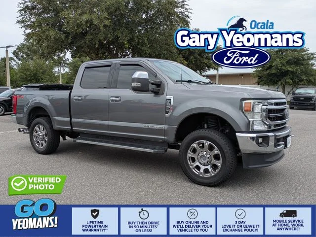 Used 2022 Gray Metallic Ford Lariat image 1