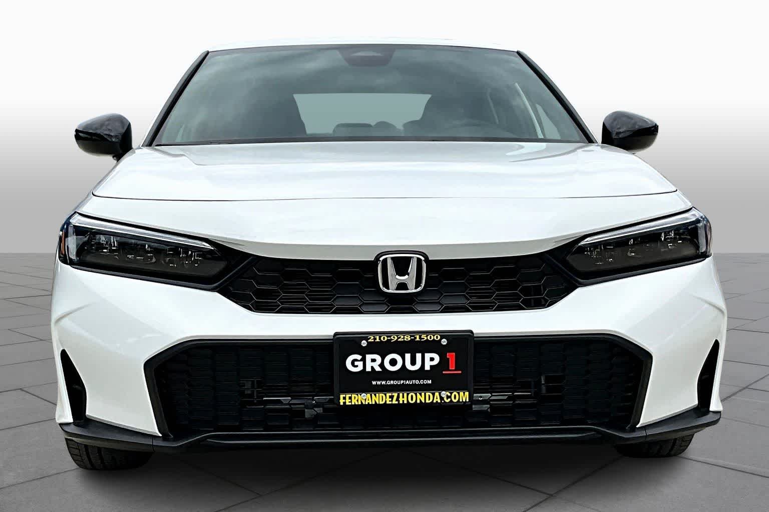 New 2026 Platinum White Pearl Honda FWD Sport image 3