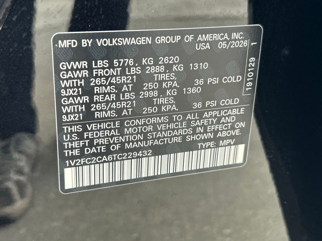 New 2026 Black Volkswagen SEL Premium R-Line image 61