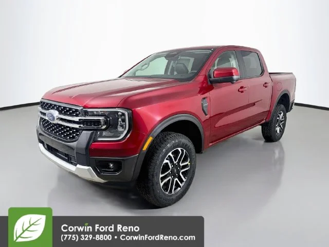 New 2026 Ruby Red Metallic Tinted Clearcoat Ford Lariat image 3