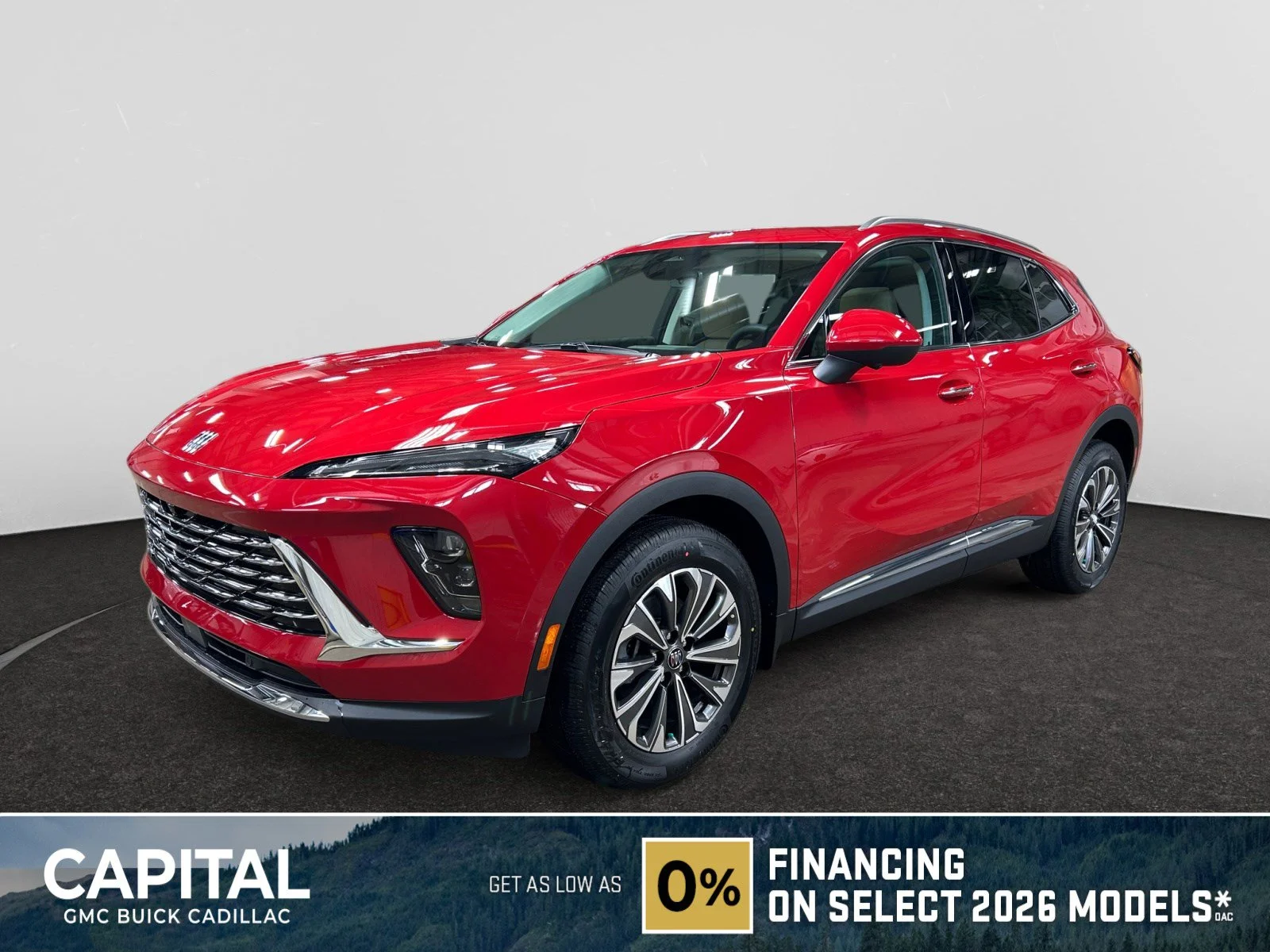 New 2026 Brilliant Red Buick Preferred AWD image 1