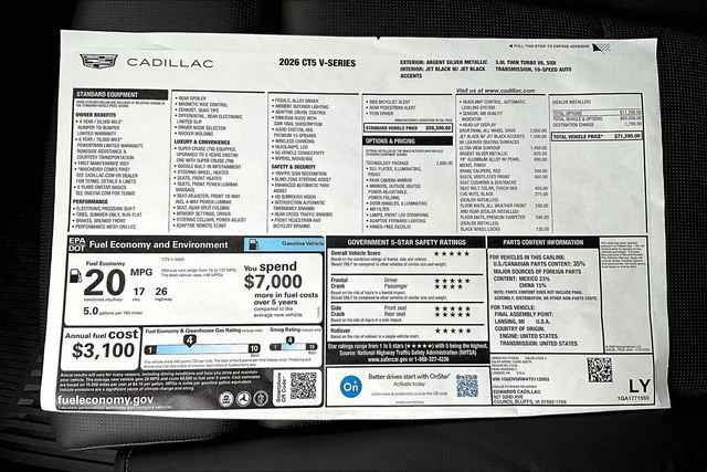 2026 Cadillac CT5 V-Series - Photo 14