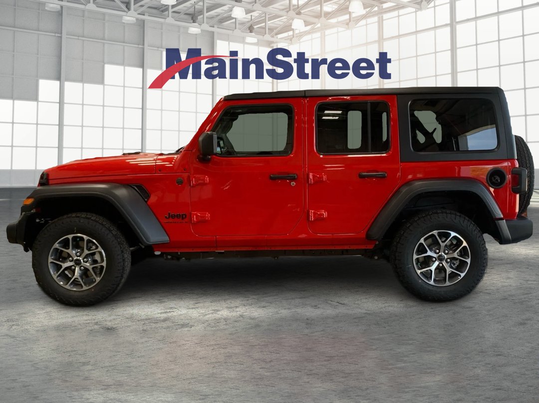 Used 2025 Jeep Wrangler 4-Door Sport S with VIN 1C4PJXDG7SW617178 for sale in Kansas City