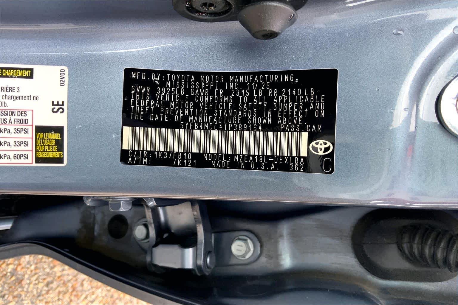 Used 2026 Celestite Toyota LE image 34