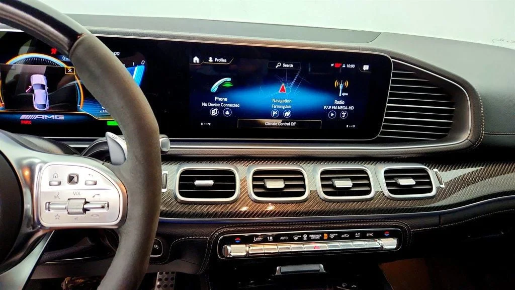 Used 2021 Black Matte Wrap Mercedes-Benz AMG® GLE 53 Coupe w/ Night Pkg & Carbon Fiber Trim image 17