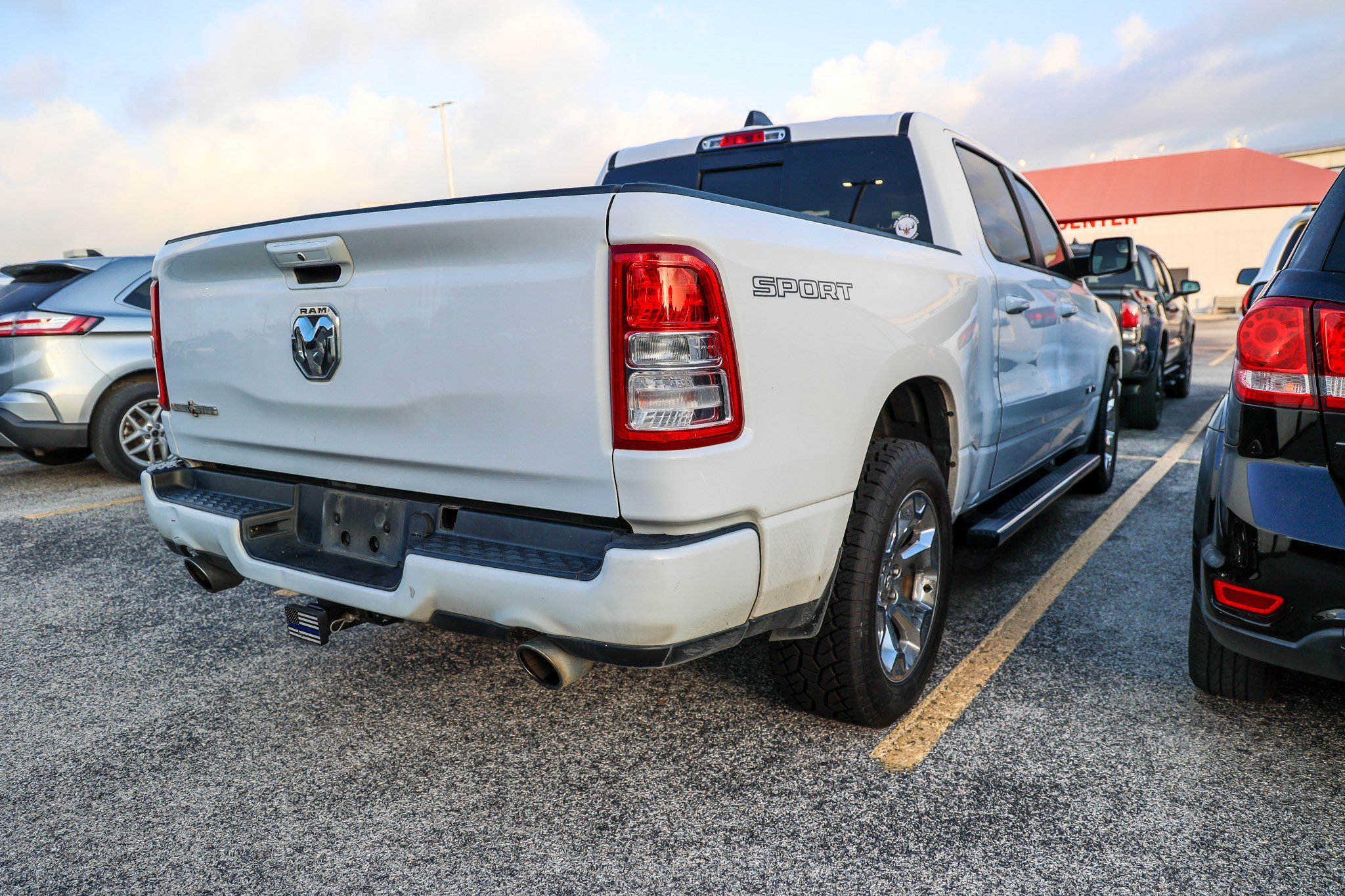 Used 2020 Bright White Clearcoat Ram Lone Star image 9