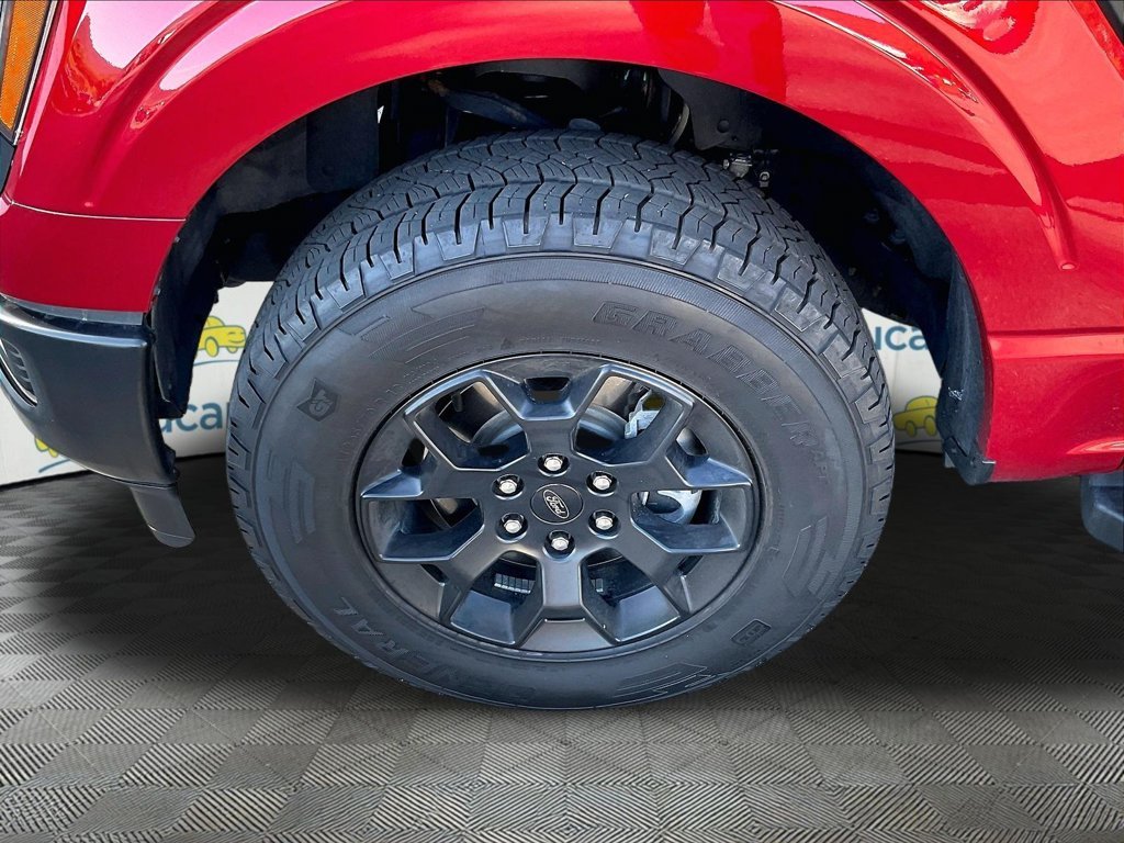 Used 2024 Rapid Red Metallic Tinted Clearcoat Ford STX SuperCrew image 7