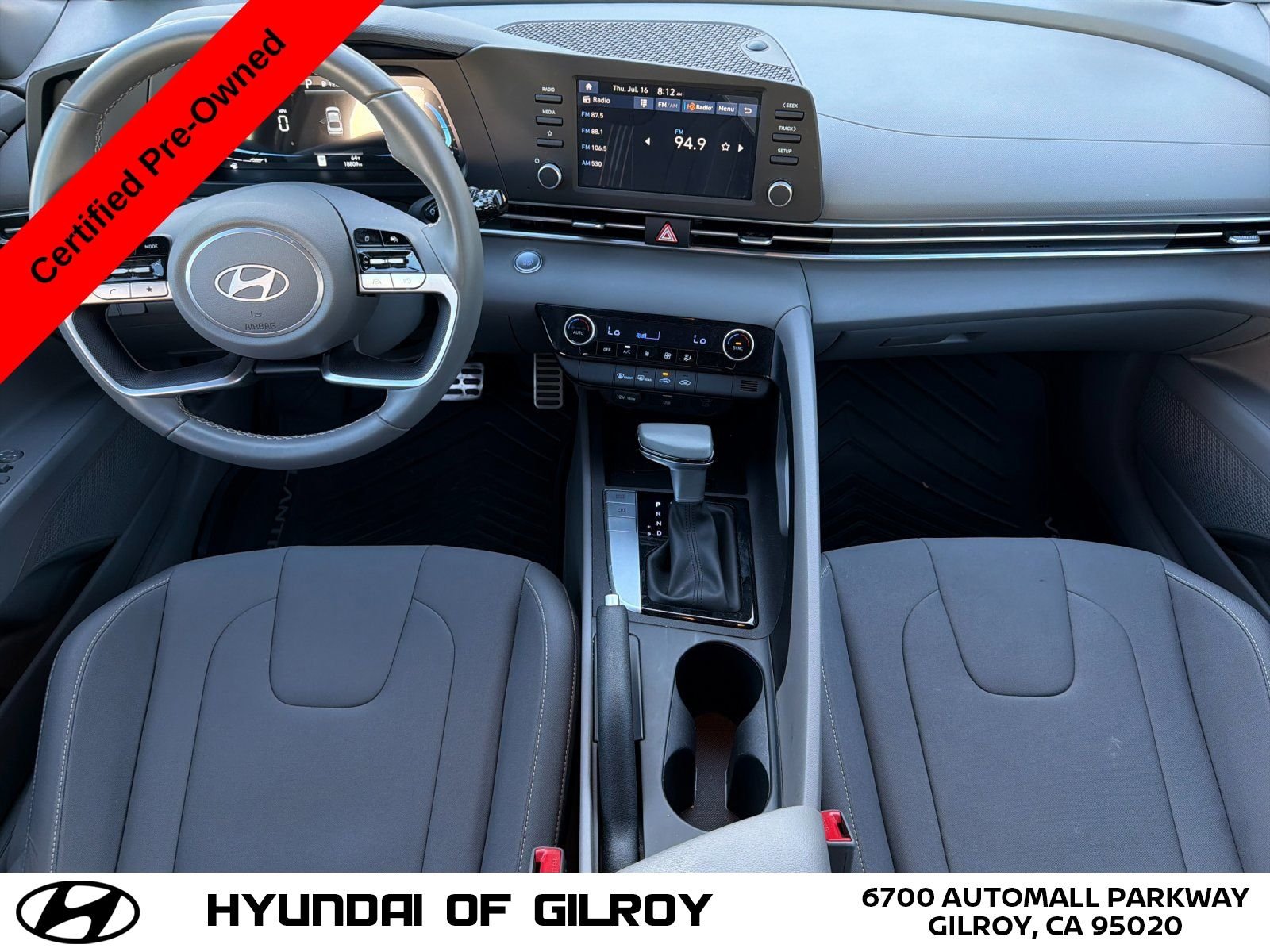 Certified Used 2025 Silver Hyundai SEL Sport image 14
