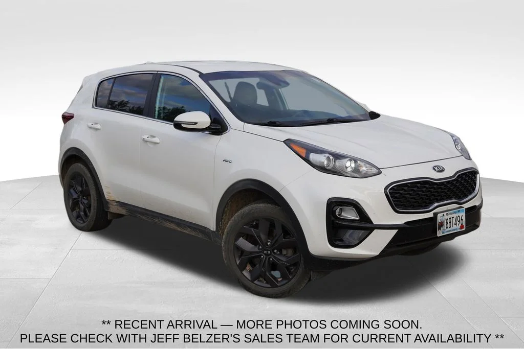 Used 2022 Snow White Pearl Kia LX image 1