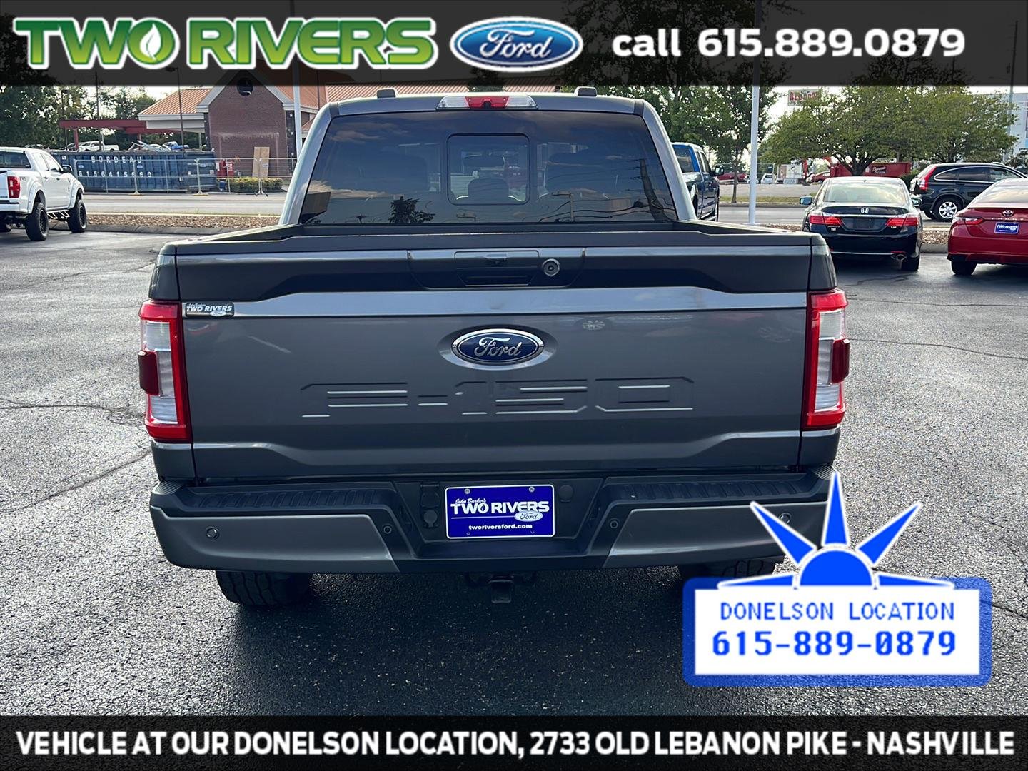 Used 2021 Carbonized Gray Metallic Ford LARIAT image 13