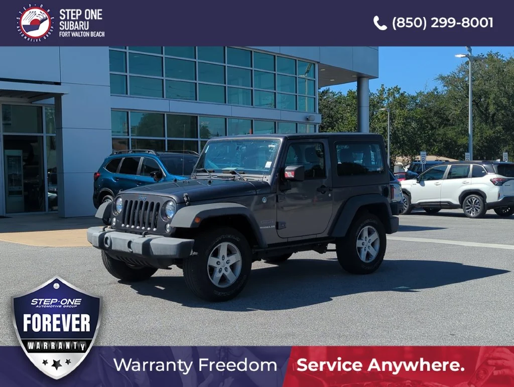 Used 2016 Gray Jeep Sport image 1