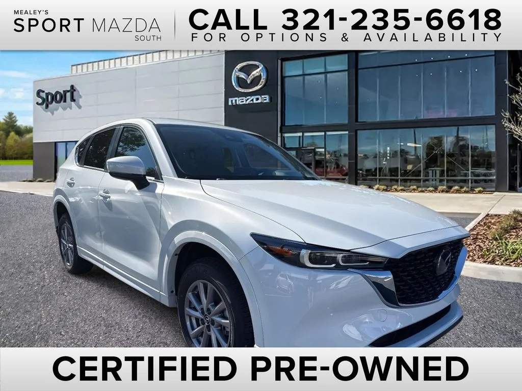 Certified Used 2025 White Mazda 2.5 S Select Package image 1