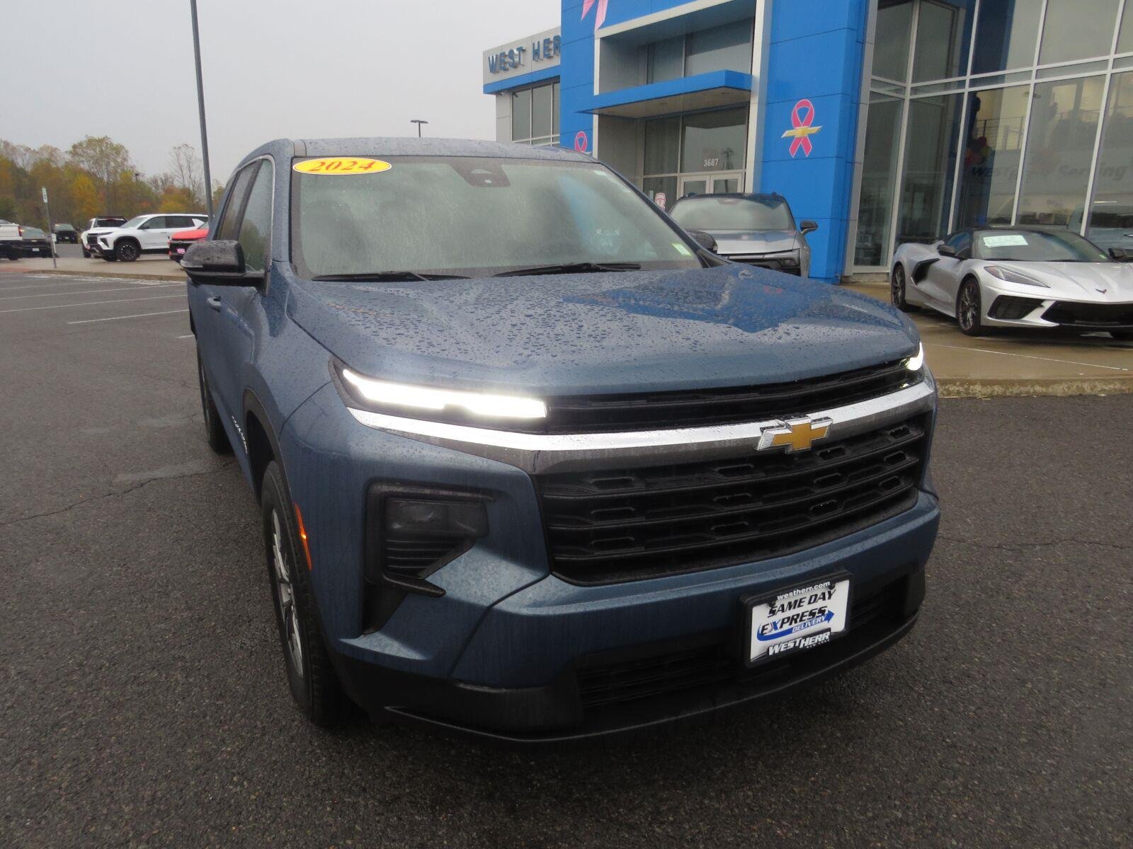 Used 2024 Lakeshore Blue Metallic Chevrolet FWD LS image 4