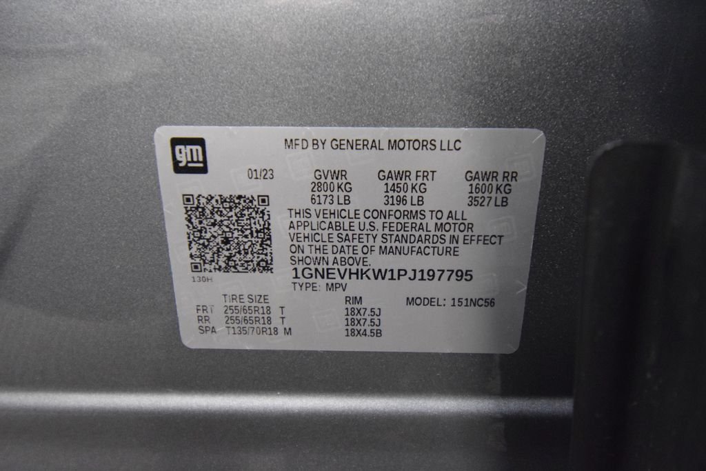 Used 2023 Sterling Gray Metallic Chevrolet LT Leather image 28