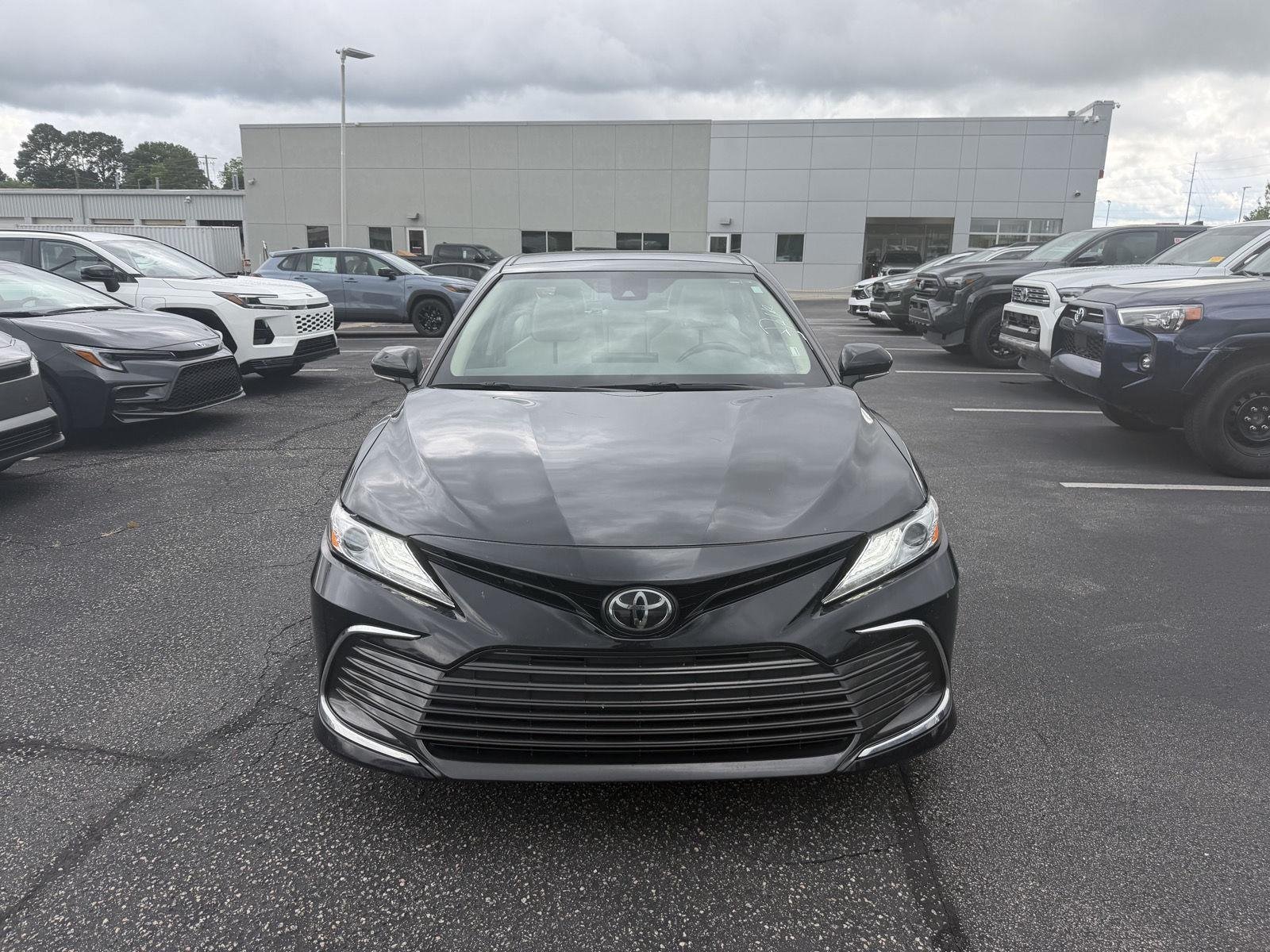 Used 2023 Midnight Black Metallic Toyota XLE image 2