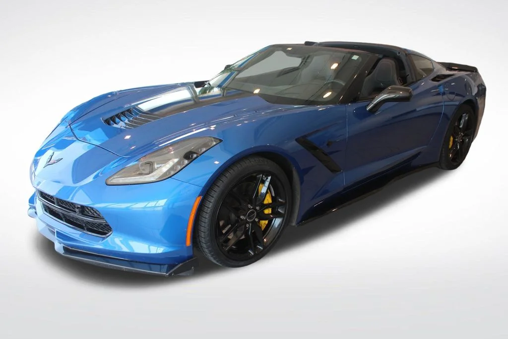 Used 2016 Blue Chevrolet Stingray Z51 image 7