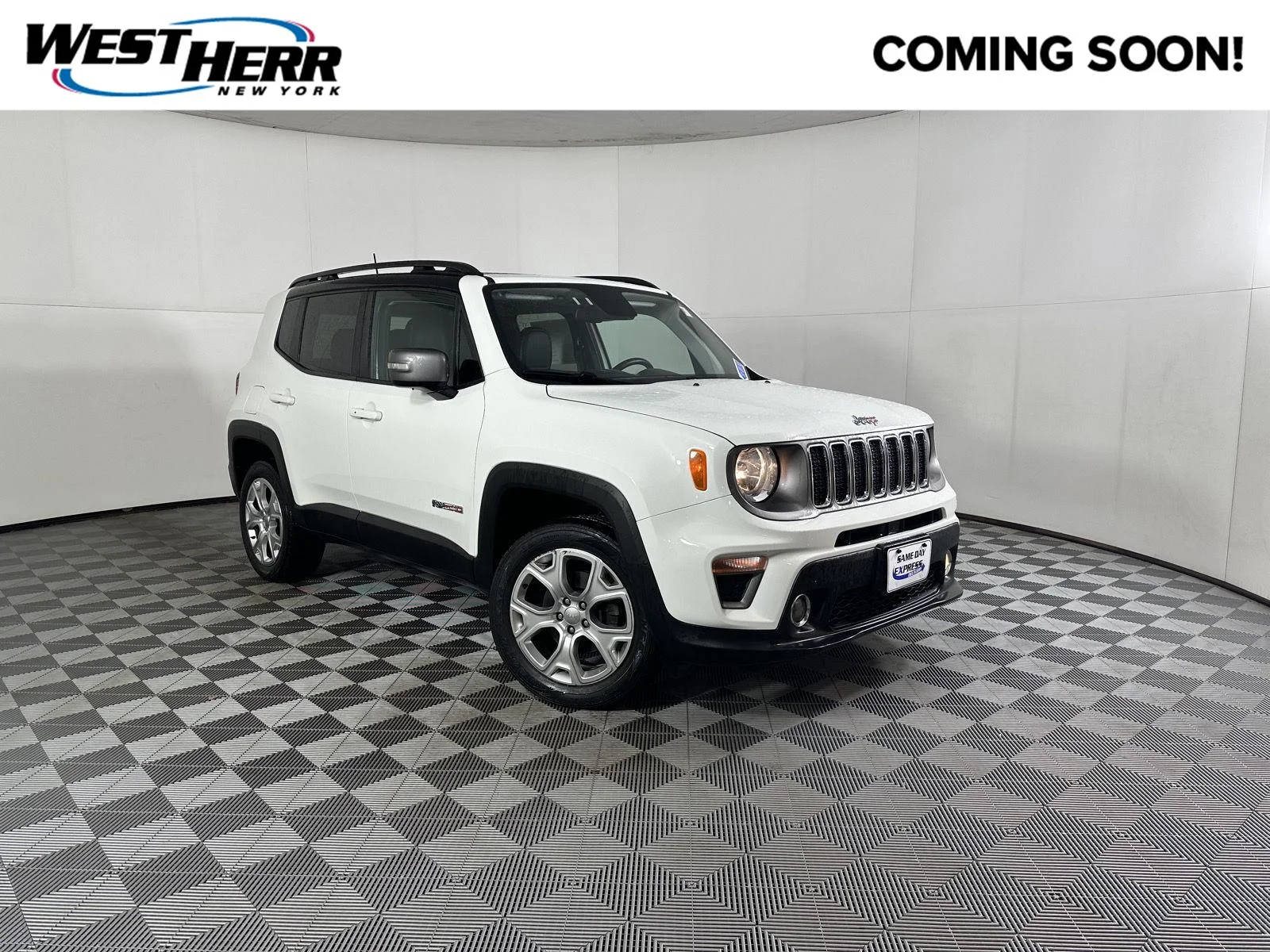 Used 2020 Alpine White Clearcoat Jeep Limited image 1