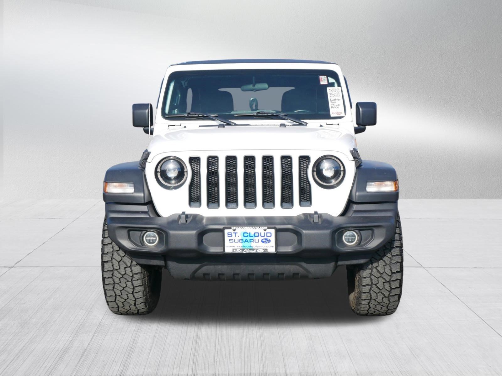 Used 2021 Jeep Wrangler Unlimited Sport S with VIN 1C4HJXDM1MW780115 for sale in Saint Cloud, Minnesota