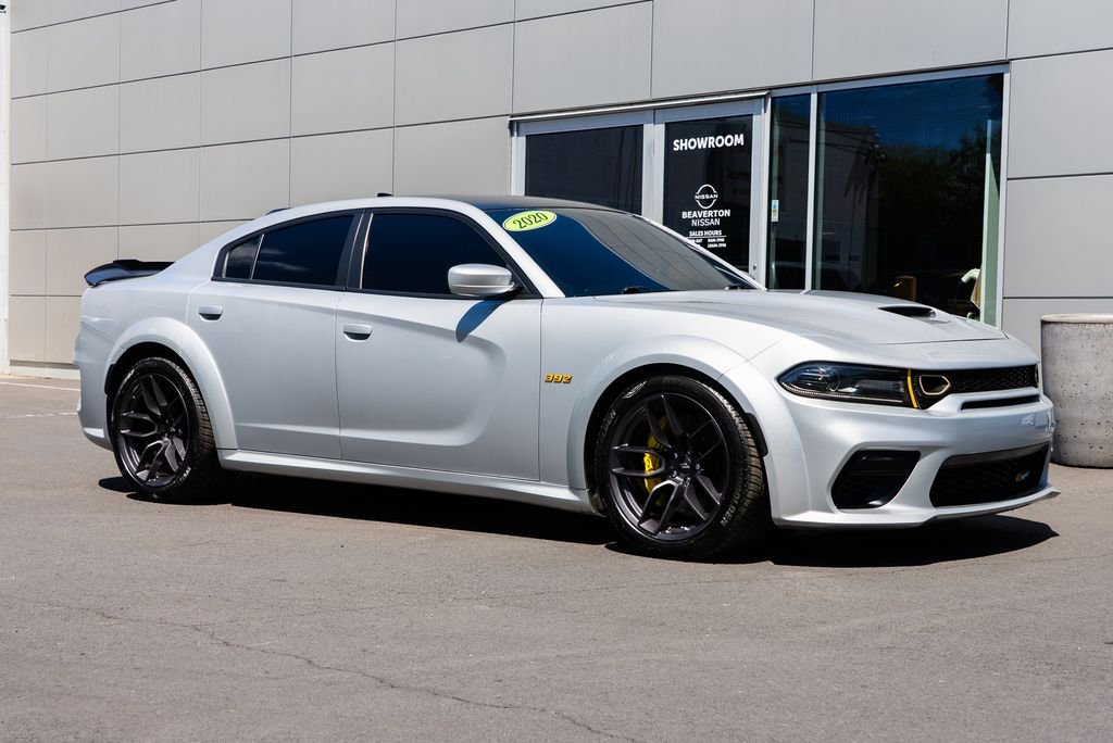 Used 2020 Triple Nickel Clearcoat Dodge R/T Scat Pack Widebody image 1