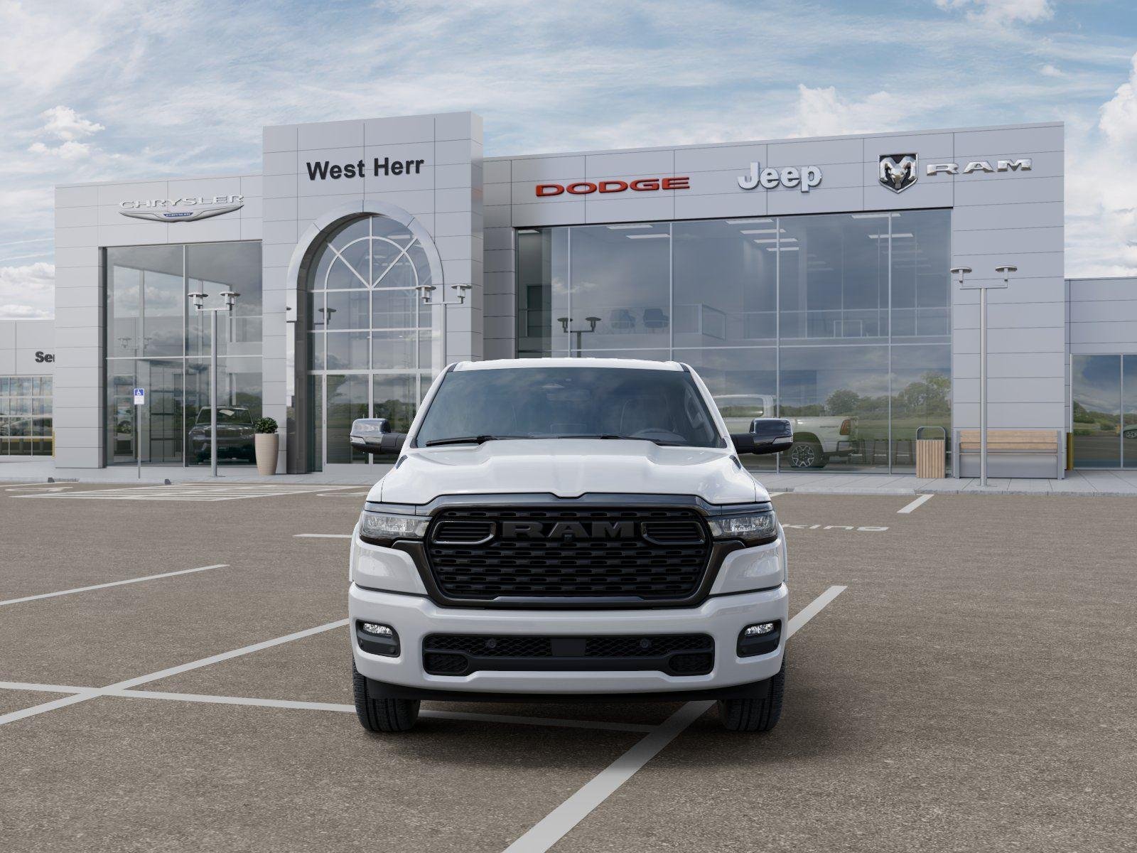 New 2026 Bright White Clear-Coat Exterior Paint RAM RAM 1500 BIG HORN CREW CAB 4X4 image 6
