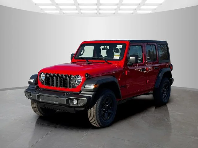 New 2026 Firecracker Red Clear-Coat Exterior Paint Jeep Sport image 3