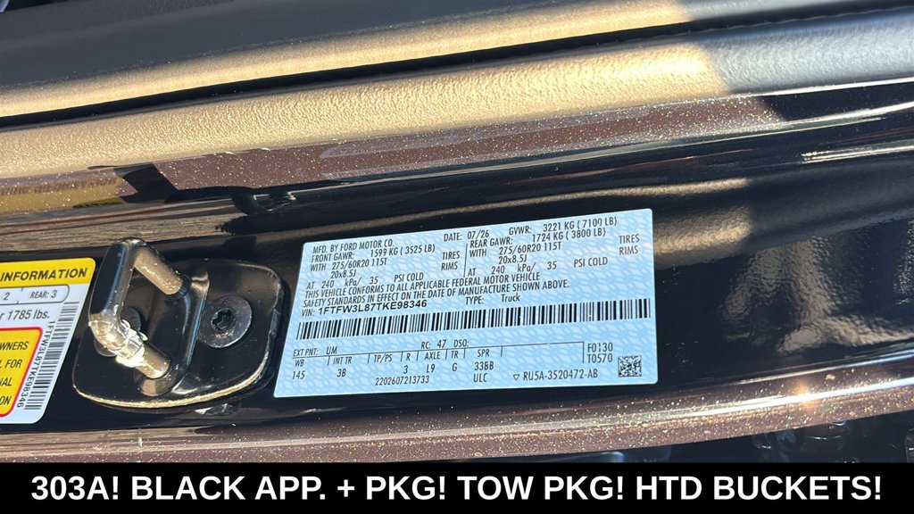 New 2026 Agate Black Metallic Ford XLT image 32