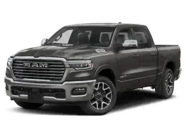 New 2026 Diamond Black Crystal Pearl-Coat Exterior Paint RAM Laramie Night Edition image 12