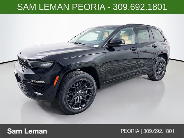 New 2025 Diamond Black Crystal Pearl-Coat Exterior Paint Jeep Summit image 3