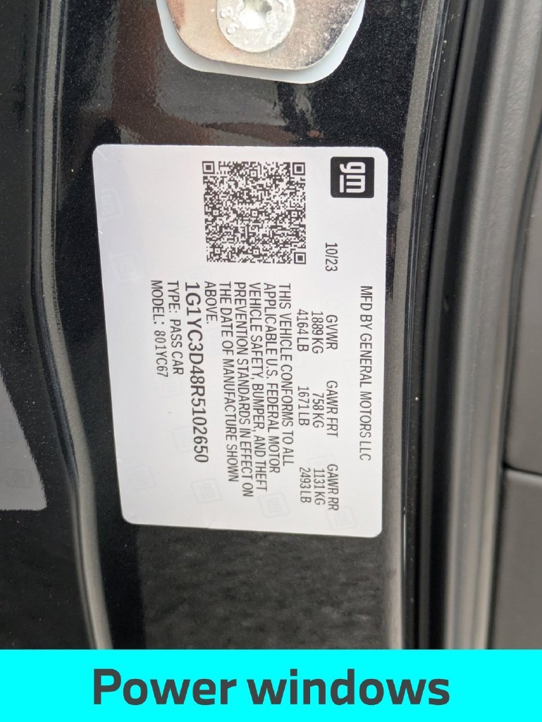 Used 2024 Carbon Flash Metallic Chevrolet Stingray image 30