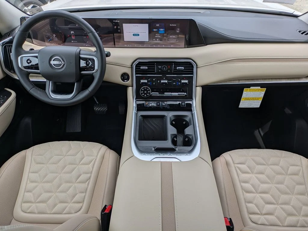 New 2026 Aspen White TriCoat / Super Black Two-tone Nissan Platinum image 15