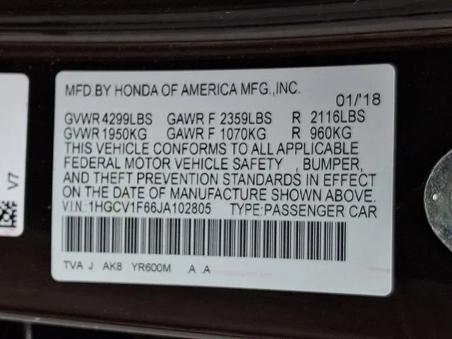 Used 2018 Brown Honda EX-L image 30