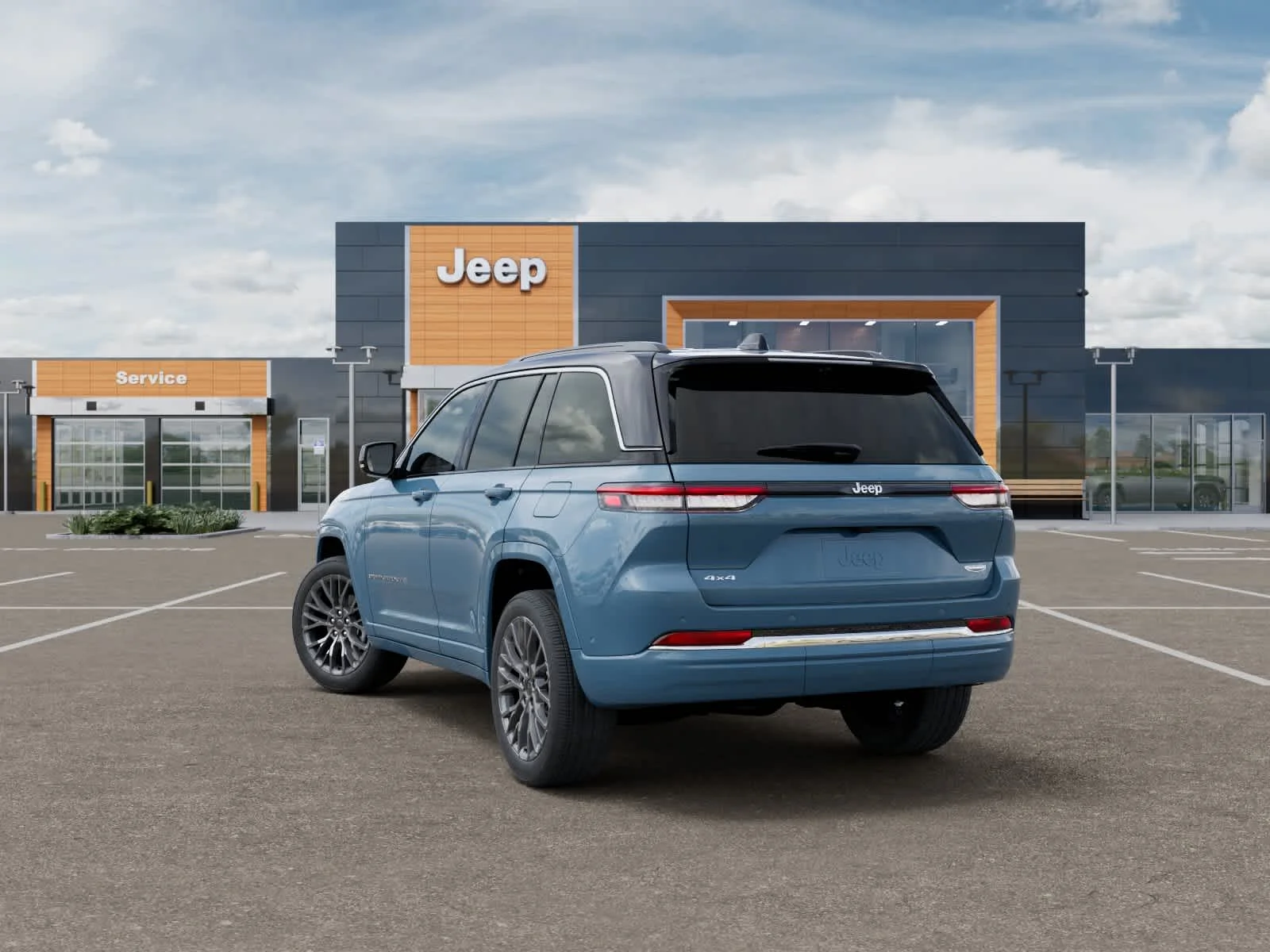 New 2027 Steel Blue Jeep Summit image 3