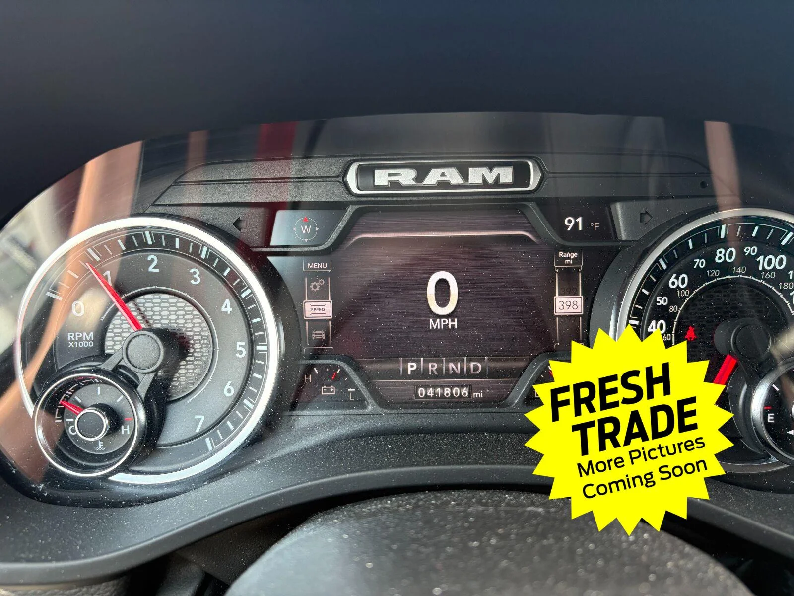 Used 2023 Flame Red Clearcoat Ram Big Horn image 10