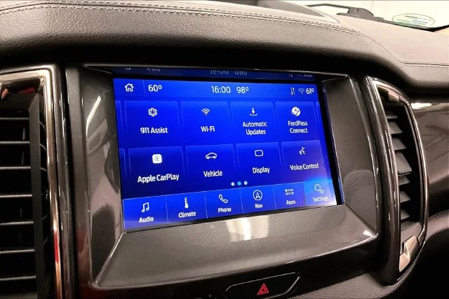 Used 2021 Shadow Black Metallic Ford Lariat image 39